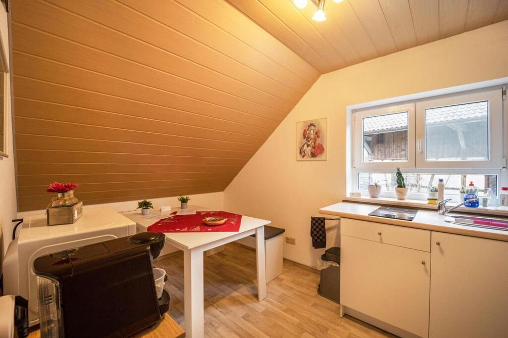 Ferienwohnung Im Gruenen, 10 Km Rv, 30 Km Bodensee, Kueche Bad Balkon Wolpertswende Esterno foto